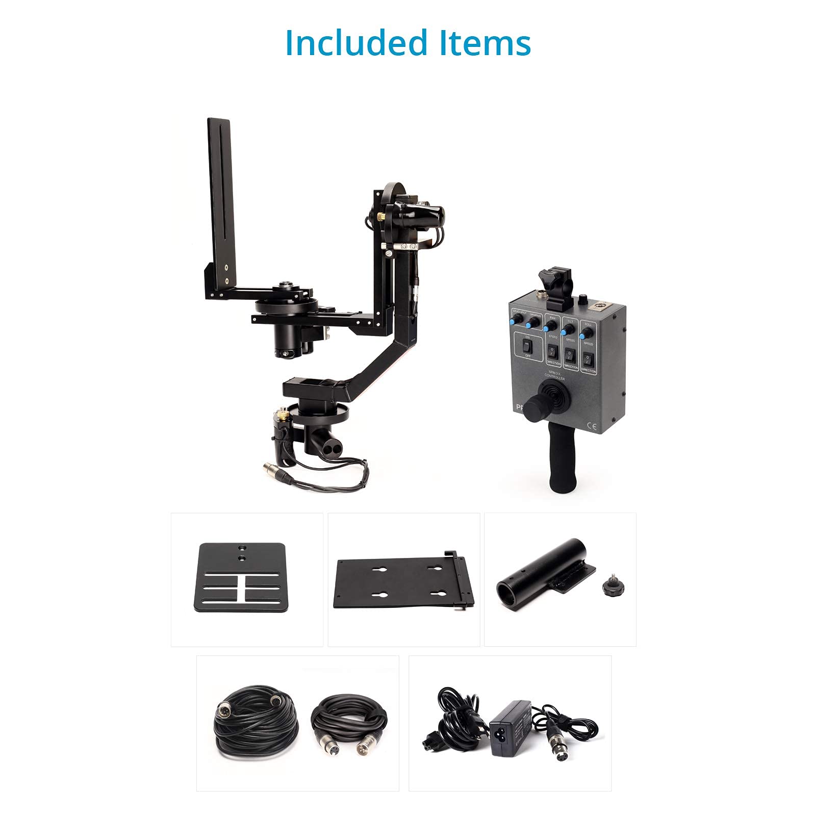 Amazon | PROAIM Spin-3 3軸/2軸電動パンチルトヘッド 12V